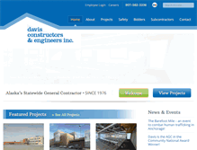 Tablet Screenshot of davisconstructors.com